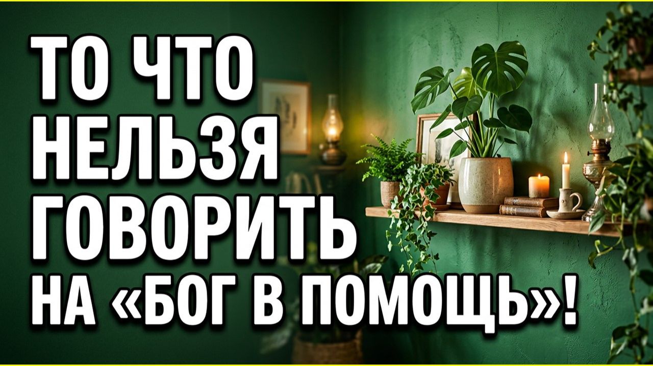Забытый ответ на Бог в помощь который действительно открывает дверь достатку и благословению