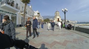 Велопроменад по набережной Ялты 15 марта 2026 года