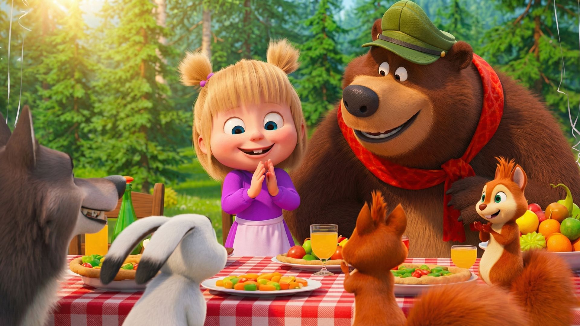 Мультики для детей про машу и медведя . Яркие Мультики  . Детские мультики для малышей смотреть