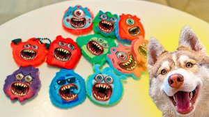 НИКОГДА НЕ БЕРИ МОНСТРИКСОВ В МАГНИТЕ!! Хаски Бублик Говорящая собака