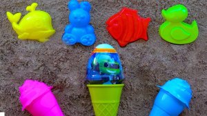 Игрушки Сюрпризы Вспыш и Чудо Машинки и Морские Животные | Мультики для детей и Песенки для малышей