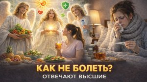 КАК НЕ БОЛЕТЬ — ОТВЕЧАЮТ ВЫСШИЕ