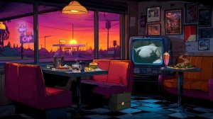 Twin Peaks Diner ’89 ☕ Synthwave Focus Retrowave Chill Vaporwave Vibes