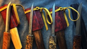 Обзор готовых ножей. Саамский нож. Ножи народов Севера Ханты Манси