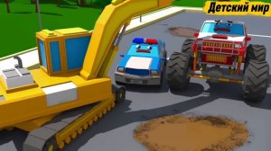 Мультик пожарная машина