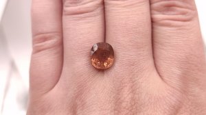 Турмалин кушон 3.84 ct. Мозамбик + гемм. заключение