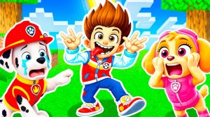 РАЙДЕР СОШЁЛ С УМА ЧТО СЛУЧИЛОСЬ С КОМАНДОЙ ЩЕНЯЧИЙ ПАТРУЛЬ в МАЙНКРАФТ