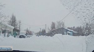 Весна бывает разной, особенно за полярным кругом. Из окна машины. ЖизньСеверян. Ямало-Ненецкий АО