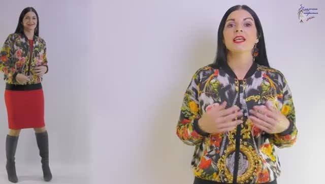 Бомбер Куртка без выкройки сшить своими руками часть 1