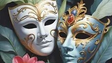 Кулисы,маски,овации - с днём театра! Самая лучшая музыкальная открытка.