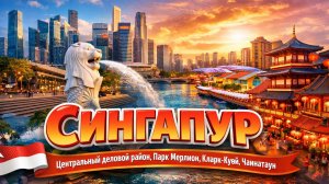 Сингапур - Центральный, парк Мерлион, Кларк-Куэй, Чайнатаун