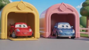 Мультики для детей. Мультики про веселые машинки. Машинки едут по грязи.