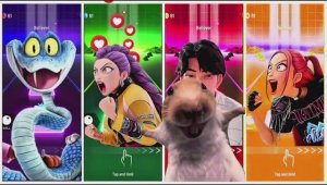 К-Поп Охотники на Демонов против Зверополиса 2 — Тайлс Хоп Музыкальная Битва и Ритм Драйв