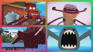 ГИГАНТСКИЙ БЛУП И АВТОБУС-ПОЖИРАТЕЛЬ: Битва в Зараженном Небе — Веселый Мультик 🌊🚌💨