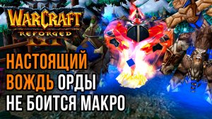 Настоящий вождь Орды не боится макро: Lyn (Orc) vs Fortitude (Hum) Warcraft 3 Reforged