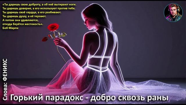 "Горький парадокс - добро сквозь раны"