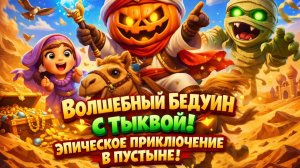 Волшебный бедуин с тыквой вместо головы: эпическое приключение в пустыне! 🎃🏜️