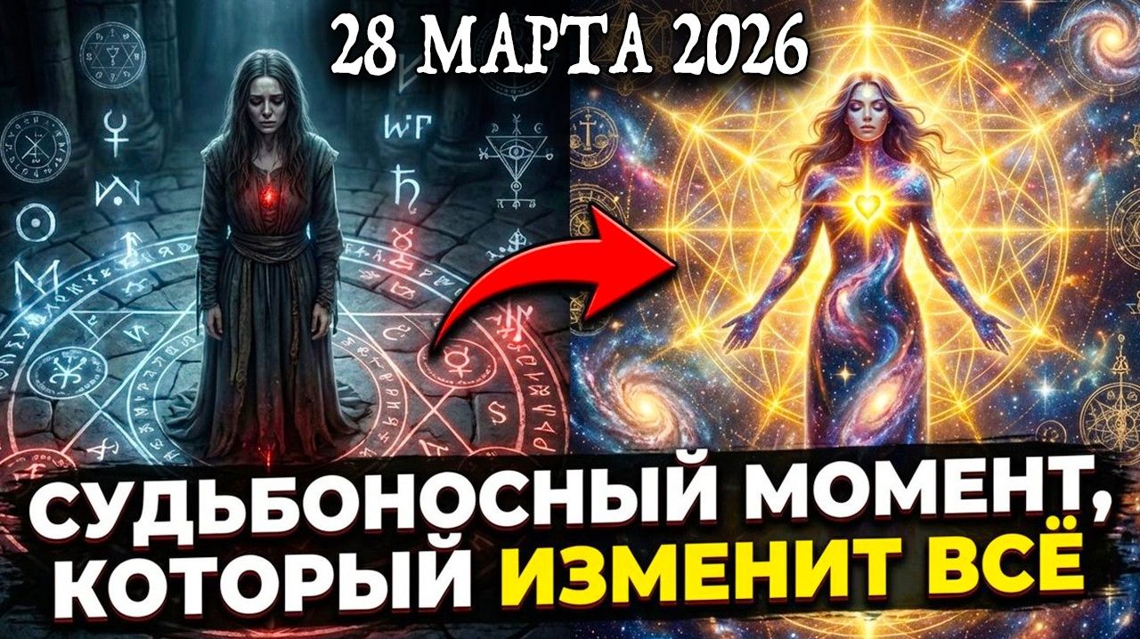 28 марта произойдёт Судьбоносный момент ! Вселенная сегодня вечером передаст важное послание!