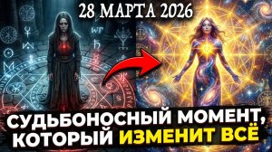 28 марта произойдёт Судьбоносный момент ! Вселенная сегодня вечером передаст важное послание!