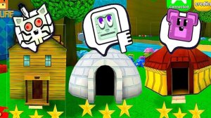 Эмоции всех Боссов в  Super Bear adventure/Самозванцы против всех Боссов Супер Мишка