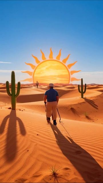 Солнечные закаты в пустыне #пейзажи #природа #закат