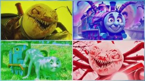 ЧУ-ЧУ ЧАРЛЬЗ МОНСТР 🔴 ПРОКЛЯТЫЙ ТОМАС 🟢 И ПОЕЗД ЕДОК EXE!  4 ЦВЕТА! КТО ПОБЕДИТ? МУЛЬТИК ДЛЯ ДЕТЕЙ