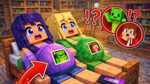 Мы построили дом внутри подруг в МАЙНКРАФТЕ, анимация