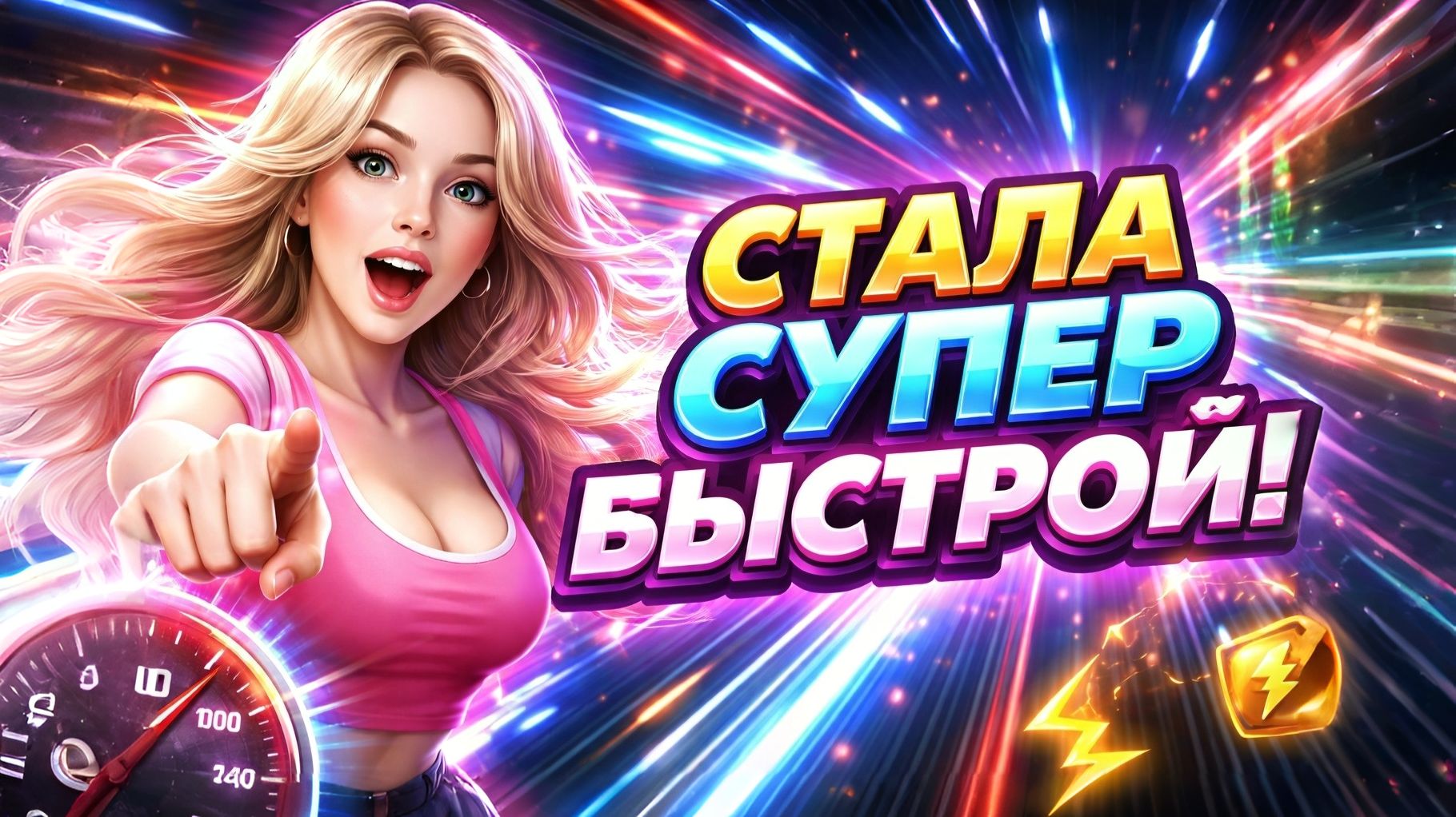 СТАЛА СУПЕР БЫСТРОЙ!