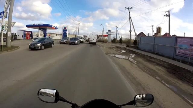 За хлебушком на мотоцикле Falcon Speedfire 250. Ставрополь.