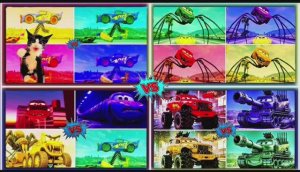 МОЛНИЯ МАКВИН И ГИГАНТСКИЙ МАШИНОЕД: Музыкальный Баттл и Танцы Пожирателей — Мультик 🏎️😋👹