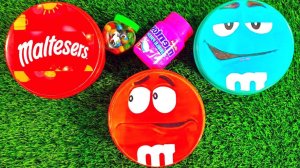 Мультики для детей. Конфетки в 3 больших ярких баночках. Мультики конфетки для малышей