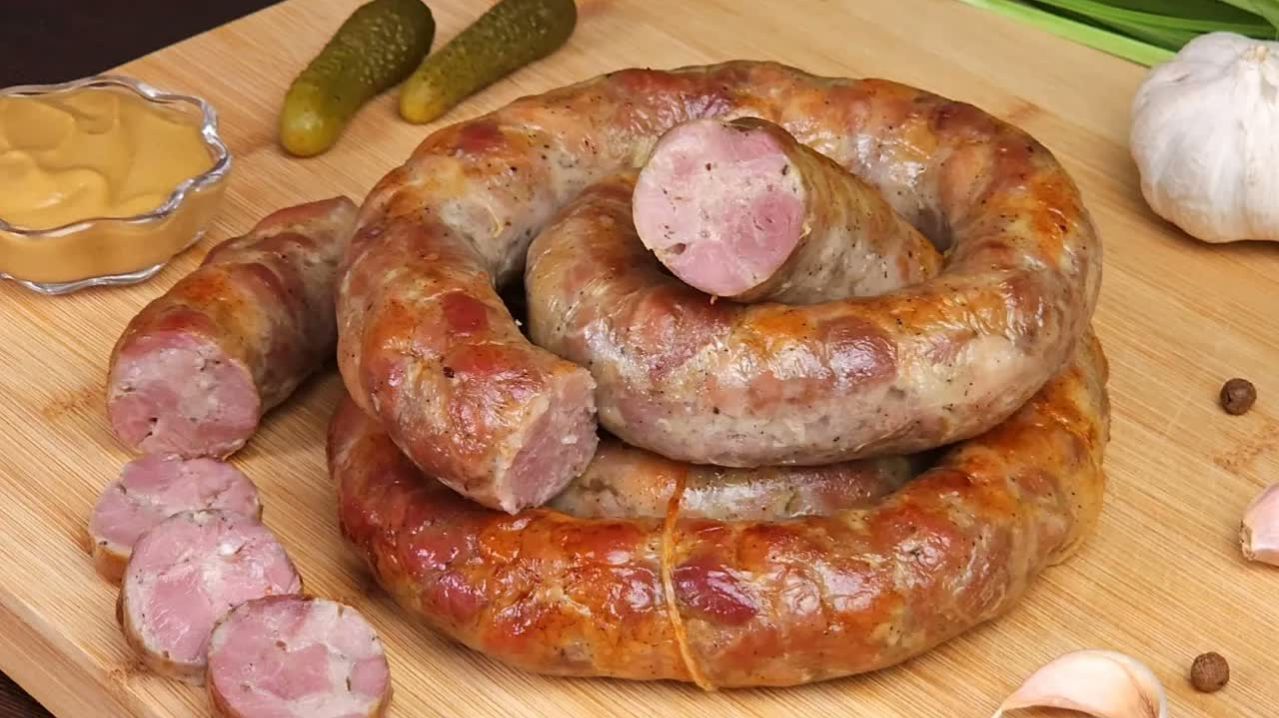 Домашняя колбаса без химии! Простой способ сделать сочную колбасу, которая вкуснее магазинной смотреть онлайн