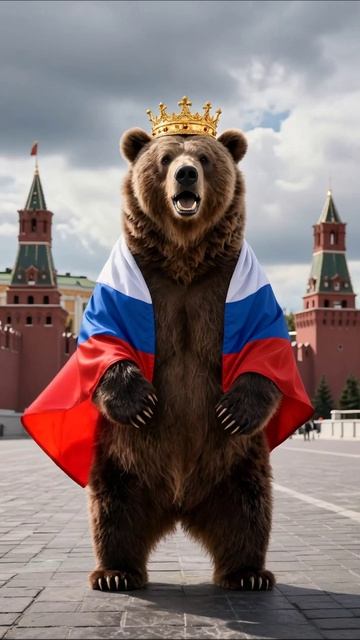 Медведь в короне: символ угасшей надежды #Россия #песимизм #будущее