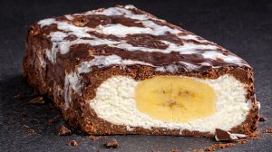 Сделала десерт из печенья и банана — сама не ожидала что выйдет