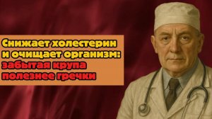 Забытый кладезь здоровья:эта крупа снижает холестерин и помогает очистить организм