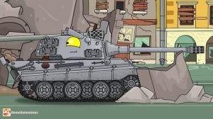 Как мы встретили МОНСТРА ! - Мультики про танки