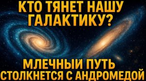 КТО ТЯНЕТ НАШУ ГАЛАКТИКУ?  Млечный Путь УЖЕ ЛЕТИТ на Столкновение с Андромедой