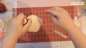 МК "Бутылки с осенним декором" Лепка Часть 2