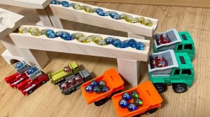 АСМР с мраморной горкой. Яркие Мультики для детей. Детские мультики для малышей смотреть