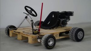 Самодельный карт из деревянного палета