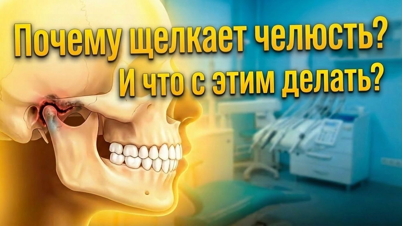 Почему щелкает челюсть