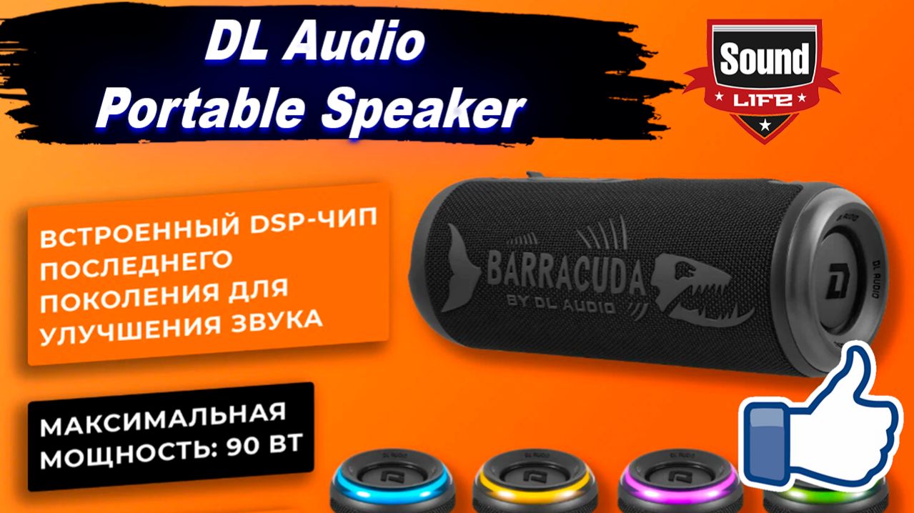 DL Audio Barracuda Portable Speaker