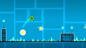 прохождение пяти уровней геометрии дэш