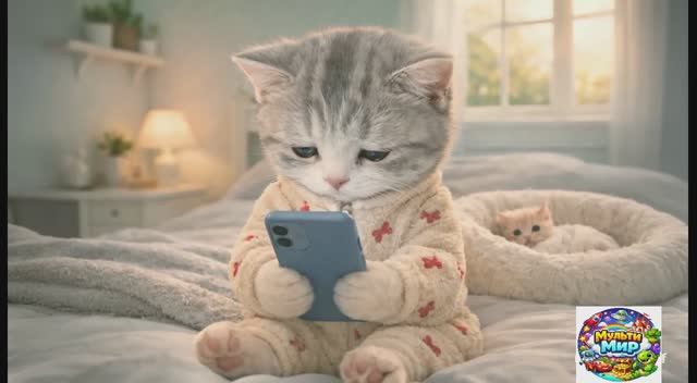 Сборник мультиков про котика Муги. Детские мультики. Котик Муги.