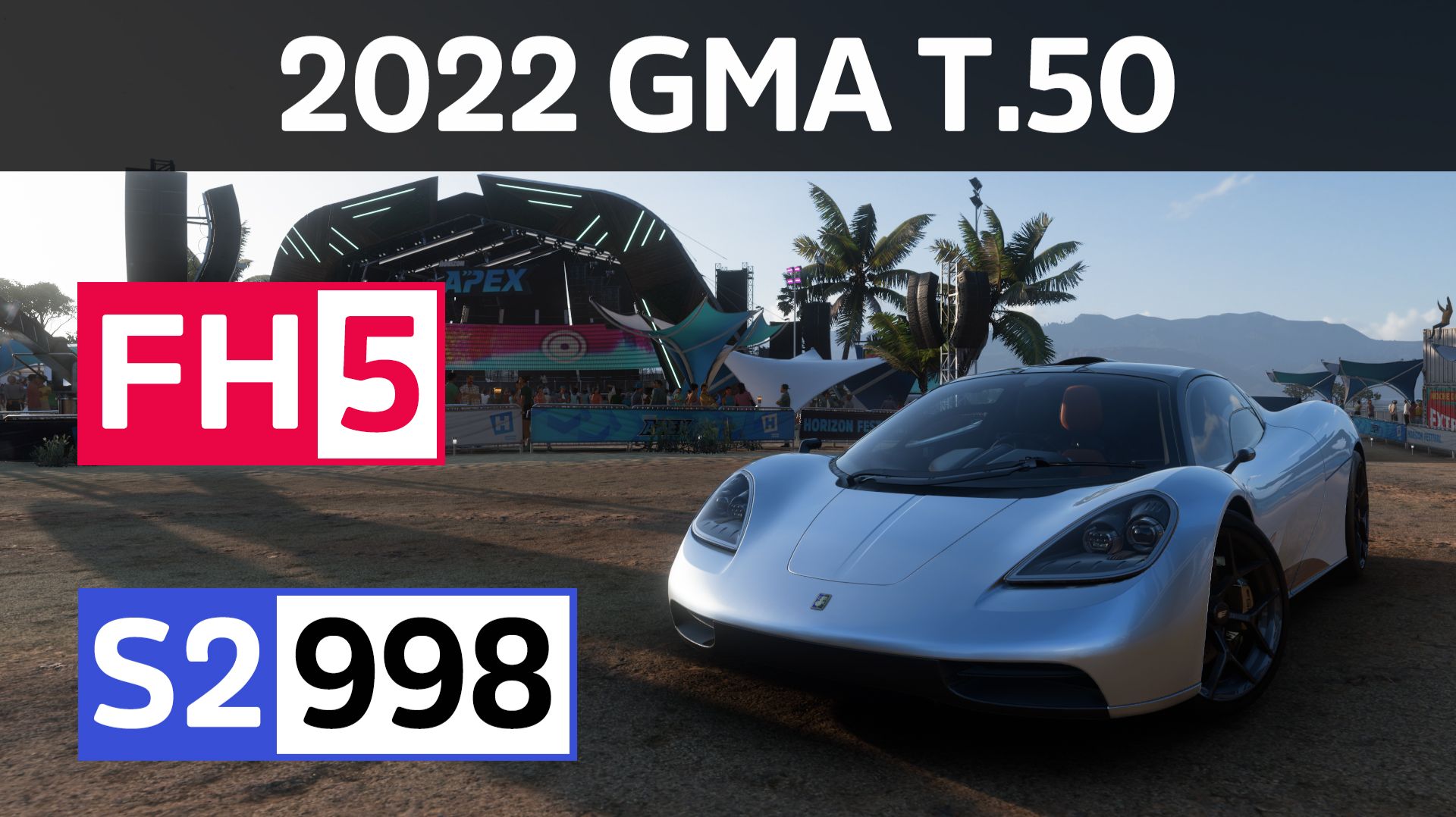 Forza Horizon 5 - 2022 GMA T.50, Race