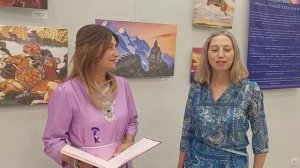 Выставка Н. Рериха, к 90летию Пакта Рериха обществом дружбы с Индией "Альтаир" в г Находка, 2025г.