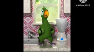 орущий попугай.