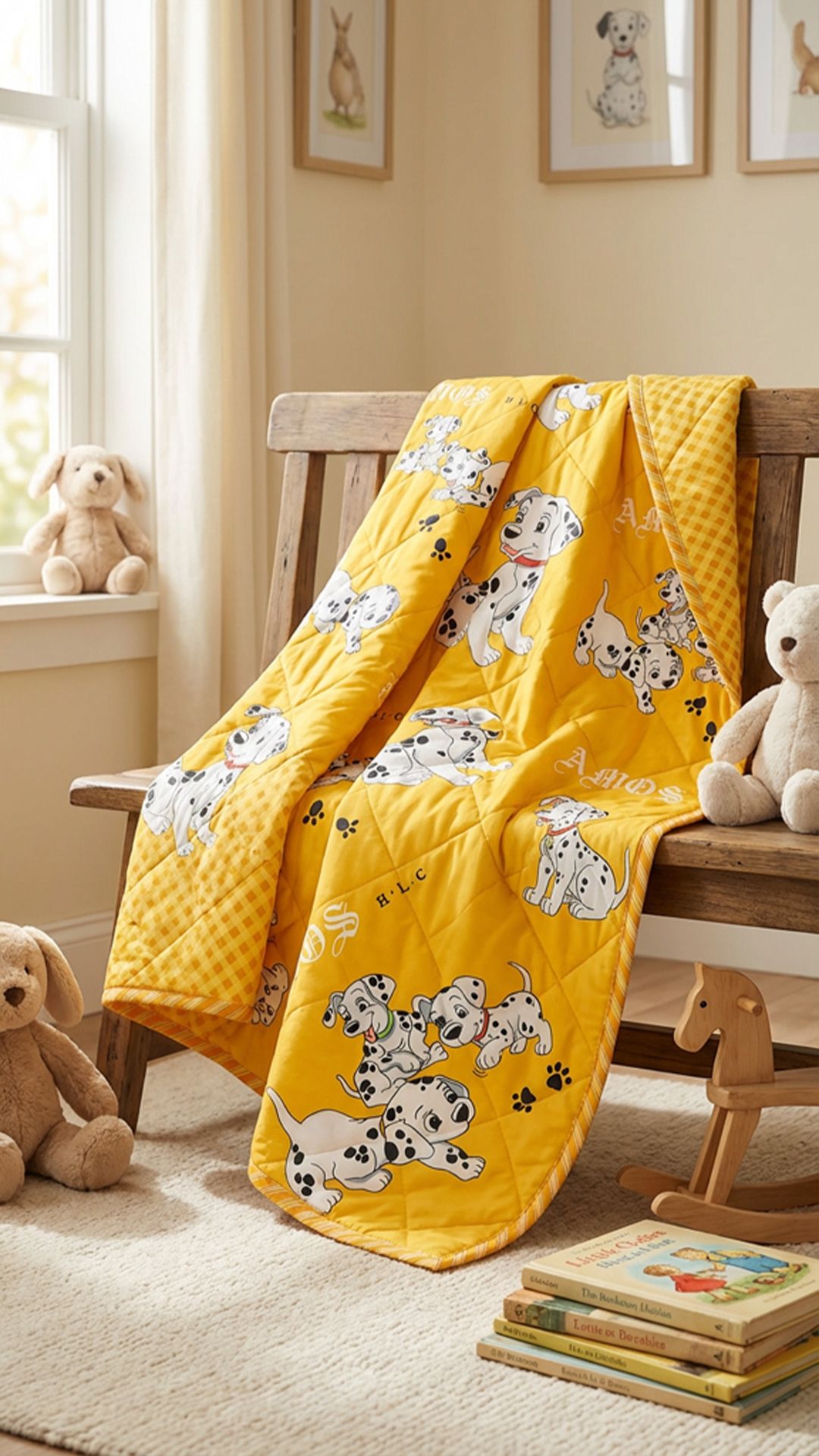 Детское одеяло со стёжкой квадратами