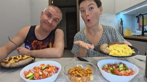 Мукбанг ищем во всём ПОЗИТИВ и верим в ЛУЧШЕЕ! Раскрываем все СЕКРЕТЫ Вована) Болталка Семейный ужин