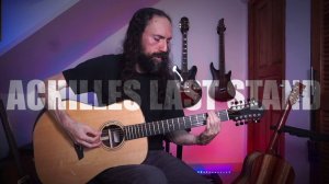 ACHILLES LAST STAND Кавер на Гитаре. Уроки Гитары. Каверы на Акустической Гитаре Ernesto Schnack